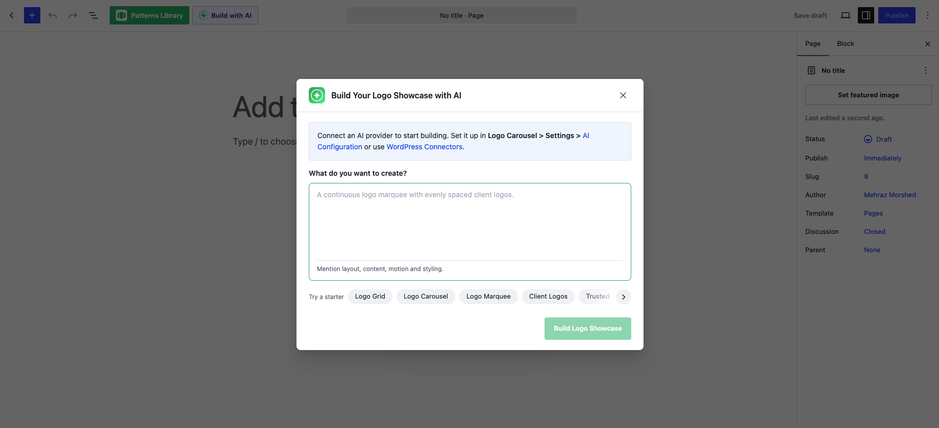 Logo Carousel Pro Build With AI