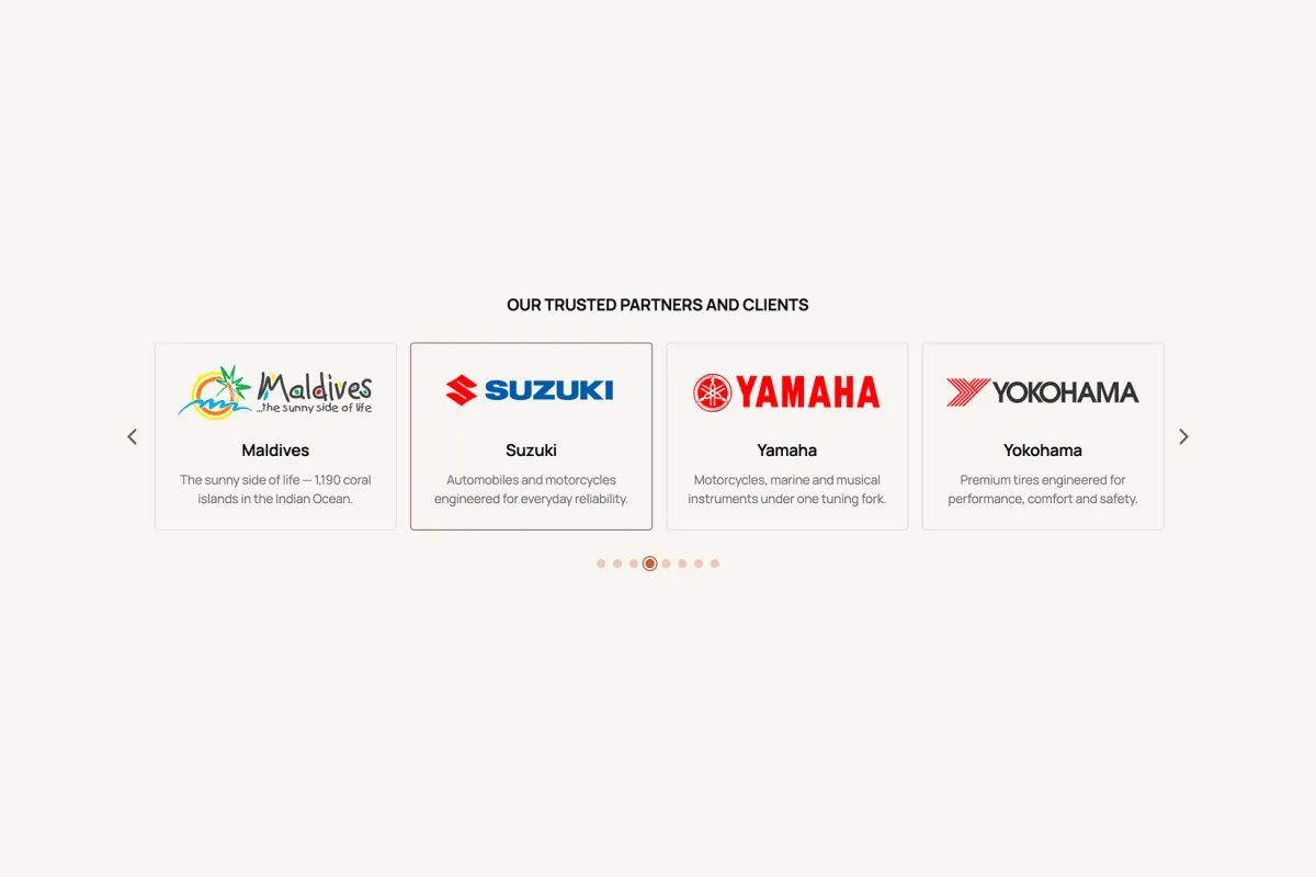 Logo Carousel – Logo Carousel with Title & Description